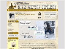 Tablet Screenshot of mikeswesternsuppliers.com